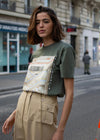 Saint Germain Green Oversized Tee