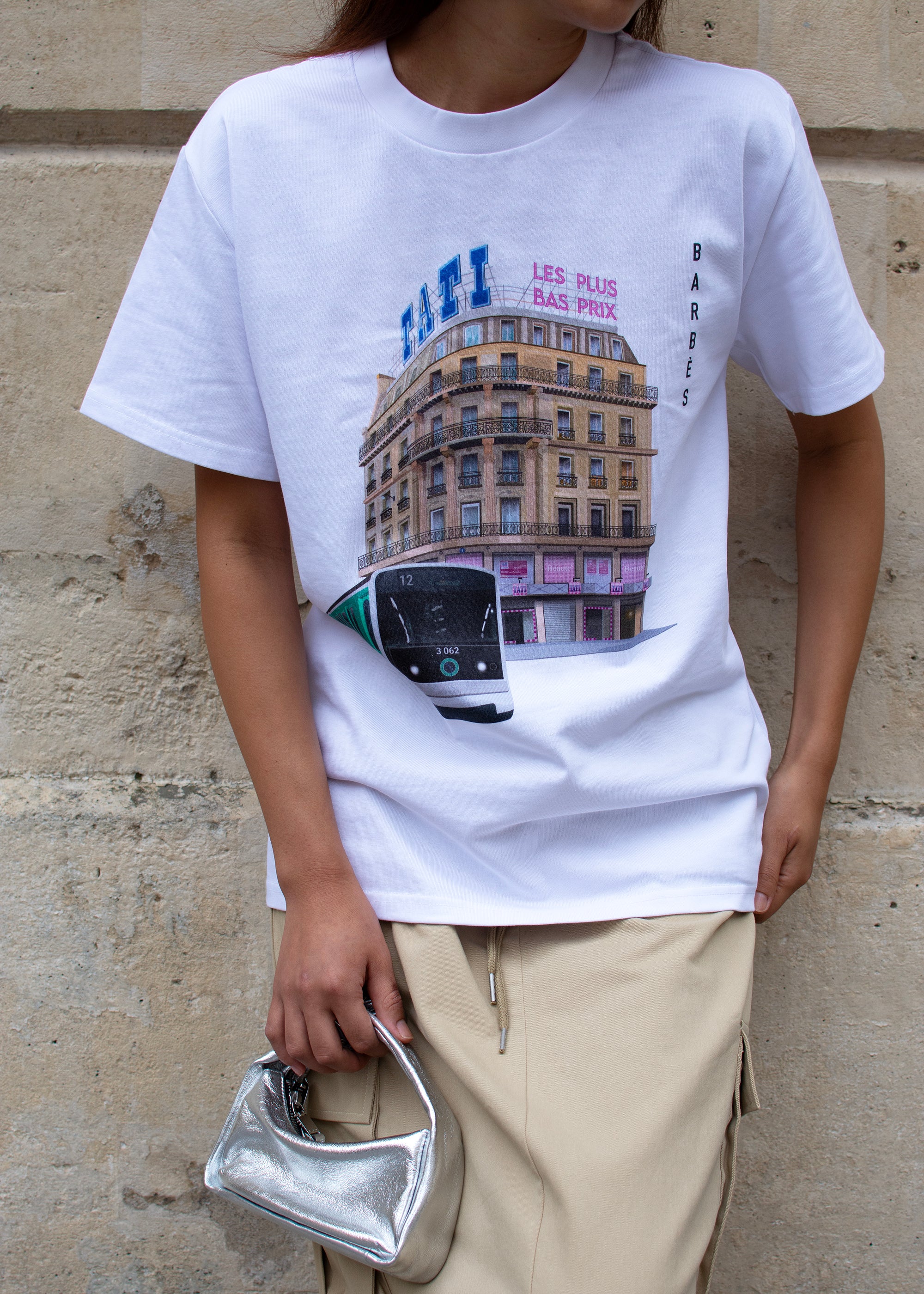 Barbès White Oversized Tee