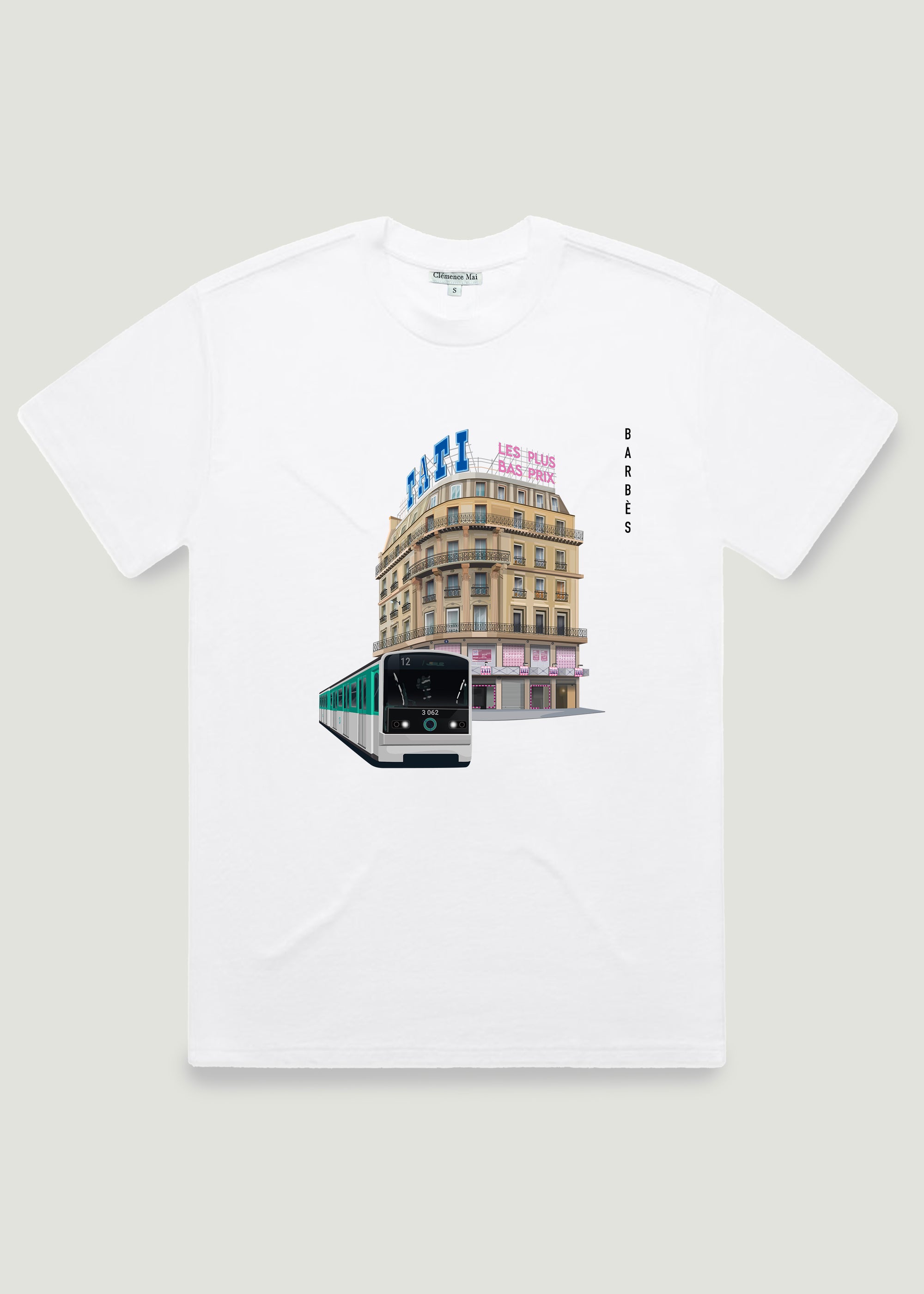 Barbès White Oversized Tee