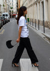 Canal Saint Martin White Oversized Tee