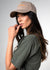 Charonne Logo Embroidered Cotton Khaki Brown Baseball Cap