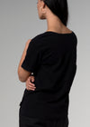 Deuxième Roundneck Black Tshirt