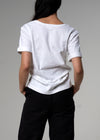 Deuxième Roundneck White Tshirt