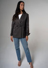 Alésia Herringbone Tailored Double Breasted Women’s Blazer