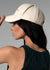 Charonne Logo Embroidered Cotton Cream Baseball Cap